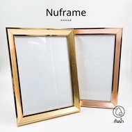Luxury Square Photo Frame 4x6 5x7 6x8 A5 8x10 A4 8x12 10x12 Gold Silver Table Decoration Glass Wall 