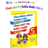 BOOK FOR VALUES OF FORMULAS BY CONVENIENT WAY GRADE 5