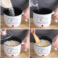 Non Stick Electric Pot Mini Rice Cooker 1.8L With Steamer Frying Pan Electric Cooker Cooking Pot Per