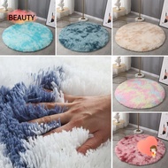 BEAUTY Plush Round Rug, Circle Round 60/80CM Bedroom Carpet, Home Decoration Ultra Soft Anti-Skid Th