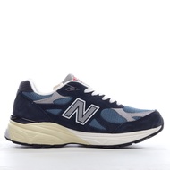 New Balance 990 v3 "Teddy Made" Trendy Retro Casual Running Shoes Navy Blue Beauty Y3YWW