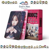 55pcs Unis《CURIOUS》Pink Group LOMO Card Set Collection Kpop Gehlee Dangca Seowon Kotoko ELISIA Jin H