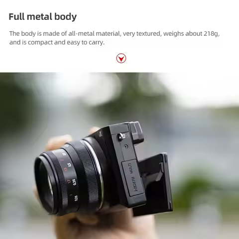 7artisans 35mm F1.2 II Large Aperture Manual Focus Camera Lens APS-C Wide Angle Prime Lenccs for Son