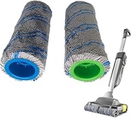 FEPLEO For Karcher, for Repl Roller Set BR 30/1 FC3 FC3D FC5 FC7 Pack Of 2 4.030-088.0 Dry And Wet U