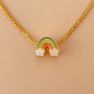 Bead Rainbow Enamel Pandora Emas 916