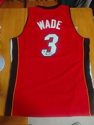 Miami Heat Wade 親筆簽名 3 號球衣