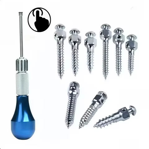 Mini Implant Dental Orthodontic Micro Implants Mini Screw Self-Taping Spring Anchor Wrench Screwdriv
