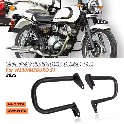 Motorcycle Engine Crash Bar Frame Bumper Anti Collision Protection Bar Kit For Kawasaki W230 MEGURO 
