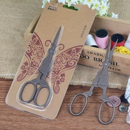 Church Design Golden Vintage Decorative Scissors High Quality Stainless Steel Craft Scissors Sewing 