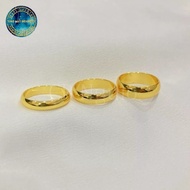 cincin emas asli 24 karat model polos - 5 gram
