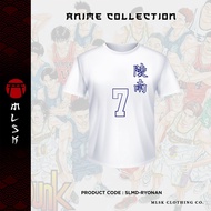 ✅ ◹ ▱ ♞,♘RYONAN SLAMDUNK AKIRA SENDOH ANIME T-SHIRT | RYONAN SLAMDUNK ANIME SHIRT