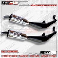 STD STANDARD RACING AHM PRO RACING EXHAUST YAMAHA SS TWO / Y110 SS POWER EXHAUST SYSTEM