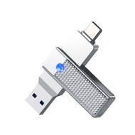 1TB USB flashdisk cho Iphone 15/16 Pro Max USB C ổ đĩa flash 2 trong 1 SSD ngoài Loại C hiệu quả tản