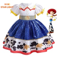 "Toy Story" Costume Kid's Cosplay Jessie Princess Dress Girls Birthday Party "Toy Story" Dress