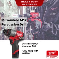 MILWAUKEE Hammer Drill Cordless M12 fpd Percussion Drill Impact Drill