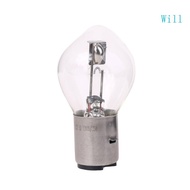 Will BA20D Glass ATV Scootor Motorbike Halogen Bulb Headlight Foglight Front Lamp