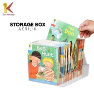 Satu Keluarga Kotak Penyimpanan Barang Serbaguna K104 Storage Box Akrilik Rak Display Aksesoris Buku