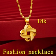 [Ready stock/onsale] COD pure gold 18k pawnable saudi original necklace high quality necklace for man necklace fashion for women thailand gold jewelry gold pawnable sale gold necklace for women jewelry accessories