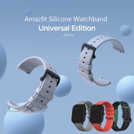 For Amazfit Silicone Watch Strap Band for Xiaomi Huami Amazfit Bip S Bip U Lite Youth 20mm Replacement Band for Amazfit GTS 2 Mini Sports Bracelet Wrist Strap