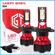 COD HAOSJ Lampu Mobil LED ZES Headlight 12000LM 55W H4 12V / lampu mobil depan super terang anti kab