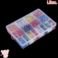 VIOLETLILAC 2120PCS Insulated End Terminal, 22AWG-5AWG Plastic Storage Box Wire Crimp Connector, "He