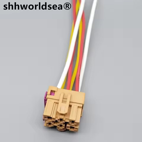 shhworldsea 6-Way 6 Pin Blower Connector Plug With Cable Wire Harness For VW Passat B5 1J0 937 731A 