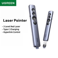 UGREEN Laser Pointer Pen 2.4GHz Rechargeable PPT Remote Control Pen Page turning Device