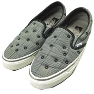 二手 Vans 2024 秋冬原宿龐克 Slip-Ons，98 Tokyo Design Collective TDC，US11 (29cm)，瀝青色/多色，由加藤忠幸和中田晉介設計。