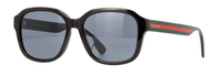Gucci - 經典Sylvie織帶鏡腳 GG0929SA 001 Black Green Grey