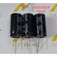 (Combo of 2) Capacitor 50V3300UF 3300UF50V 50V 3300UF 18x35mm (combo)
