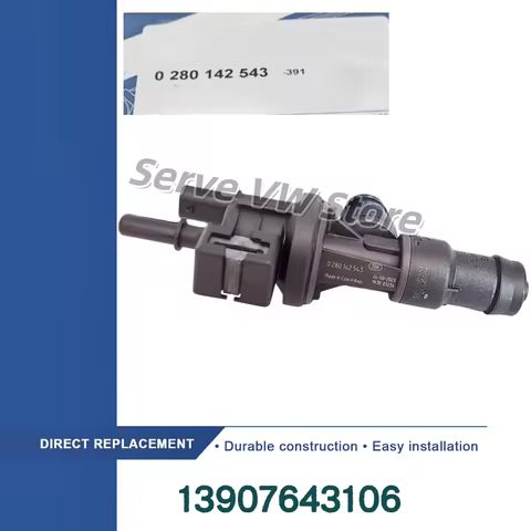13907643106 Fuel Tank Vapor Canister Purge Breather Valve for 1 2 3 4 5 7 Series F30 F35 G20 G80 G28