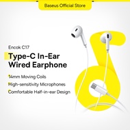 Baseus Type-C lateral in-ear Wired Earphone Suitable for Huawei Mate 40 Samsung S21 3.5mm Wired Earp