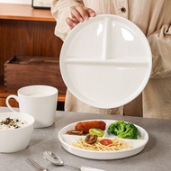 211 Fat-Reducing Dinner Plate Compartment Weight-Reducing Dedicated Compartment Dinner Plate Ceramic
