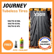 Journey Tubeless Tires X3011 130/70-12 56L 110/70-12 47L 120/70-12 51L WFSP