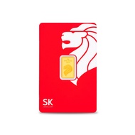 SK Jewellery (3G) Merlion 999 Pure Gold Bar