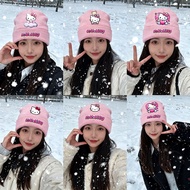 Unisex Kitty Knitted Beanie Warm Fashion Winter Hat with Cat Design Cat