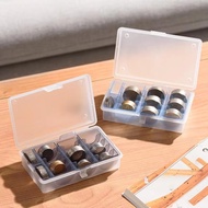 Coin Storage Box Plastic Money Organizer With Dividers Clear Change Holder For Quarters Dimes Nickel
