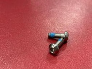 （1組兩根價）SRAM原廠RED原裝鈦合金螺絲長度15mm最新規格 Flat mount 前夾器卡鉗鎖固星型螺絲