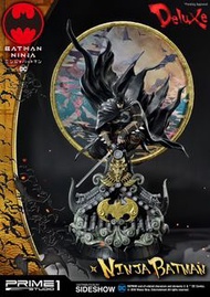 全新現貨，豪華版蝙蝠俠 sideshow prime 1 studio NINJA BATMAN DELUXE VERSION