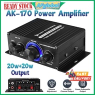 Power Amplifier Car Power Amplifier Subwoofer HiFi Audio Amplifier 200W+200W 2-CH Power Amp With RCA