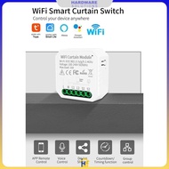 Mini Smart Curtain Switch WiFi Tuya Smart Life 2 CH Control Module 10A - WHD09