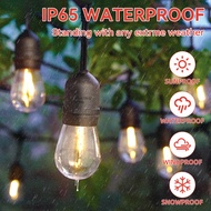 LED String Light Outdoor Waterproof Decorative Lights Fairy Light Patio Party Garden Light E27 Bulb
