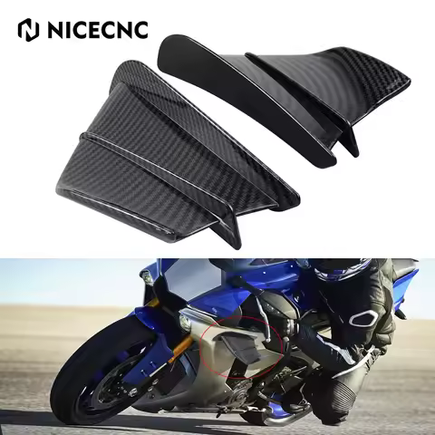 Motorcycle Winglet Spoiler Fairing Wing Kit For Kawasaki ZX6R ZX7R ZX9R ZX10R ZX12R ZX14R Versys 650