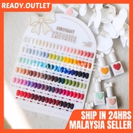 58 Color Long Lasting Korean Macaron Sweetheart Gel Set Macaron Set of Nail Gel Polish with Chart Se