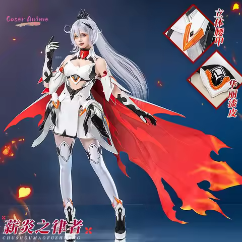 Coser Game Honkai Impact 3 Kiana Kaslana Cosplay Costume Uniform Halloween Carnival Party Christmas 