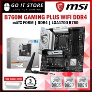 MSI B760M GAMING PLUS WIFI DDR4 mATX Intel LGA 1700 Motherboard