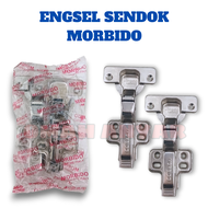 Engsel Sendok Lemari Hidrolis  TWIN MORBIDO ELCO Slow Motion Soft Close 1pasang 2pc