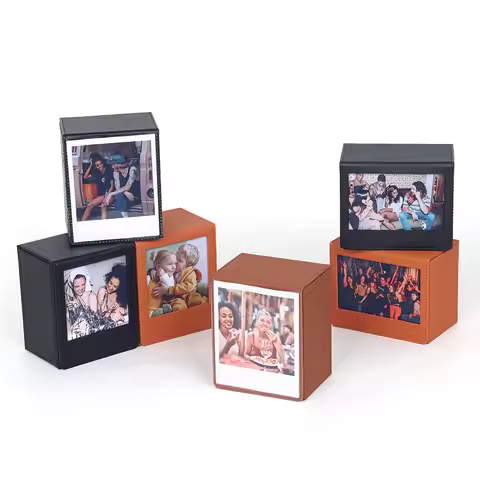 5 Inch Photo Storage Box for Fujifilm Instax Wide 400/300 Instant Camera PVC Card Holder Large Capac