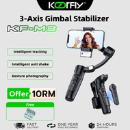 M3 Handheld Gimbal, 3 Axis Gimbal Stabilizer, 3 Shooting Modes APP Support,Detachable Remote Control