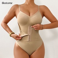 BESTCORSE Seamless Shapewear Bodysuit Plus Size Body Shaper Bodysuit Slim Waist Tummy Control Corset